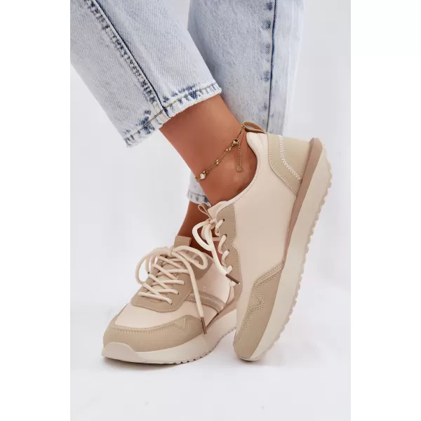  Дамски кецове BIG STAR SHOES TT274278 БЕЖОВО 