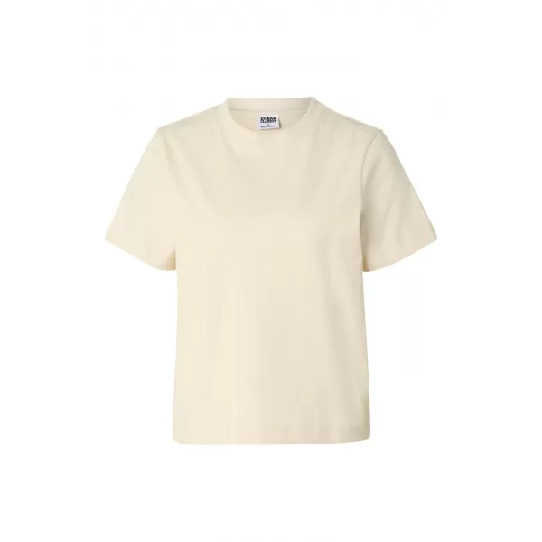  Дамска тениска URBAN CLASSICS TB8574-02903 БЯЛ ПЯСЪК 