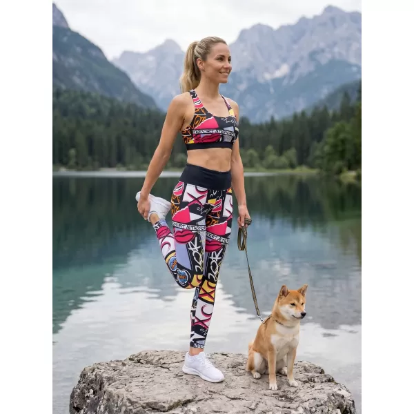  Дамски първокласни дълги функционални клинове (нови размери) ALTISPORT VOJ/ALW041LEG05 ЧЕРЕН 