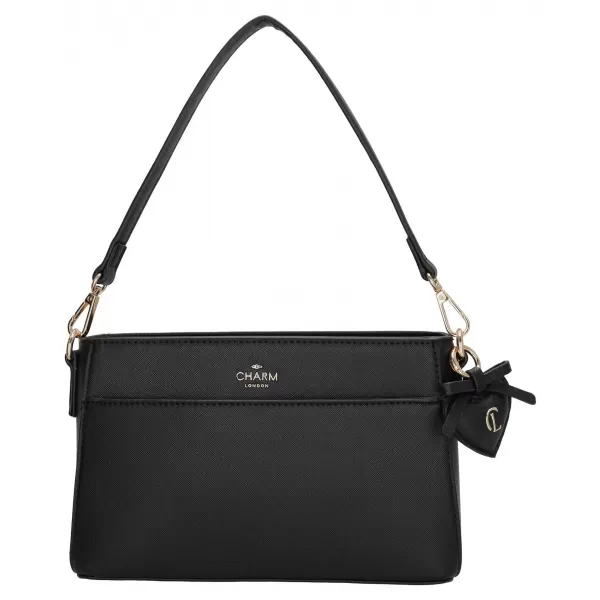  Дамска чанта CHARM LONDON Cambridge W01060 Black ЧЕРЕН 