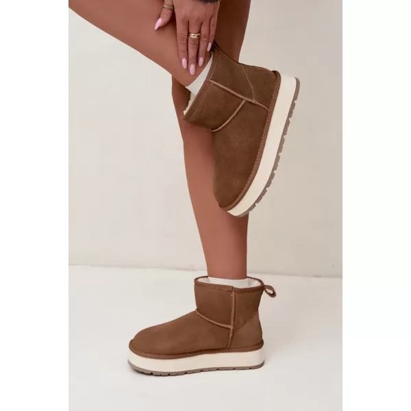  Дамски обувки BIG STAR SHOES UU274692 КАФЯВО/БЕЖОВО 