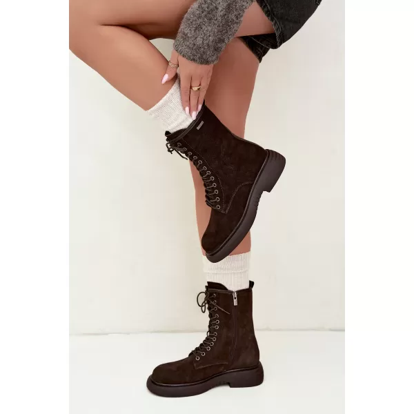  Дамски обувки BIG STAR SHOES UU274612 КАФЯВО/БЕЖОВО 