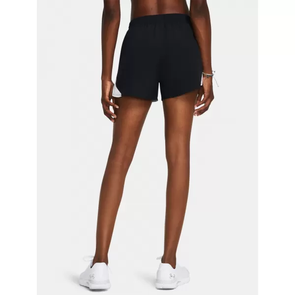  Дамски шорти UNDER ARMOUR UA FLY BY 3'' SHORTS 1382438-002 ЧЕРЕН 