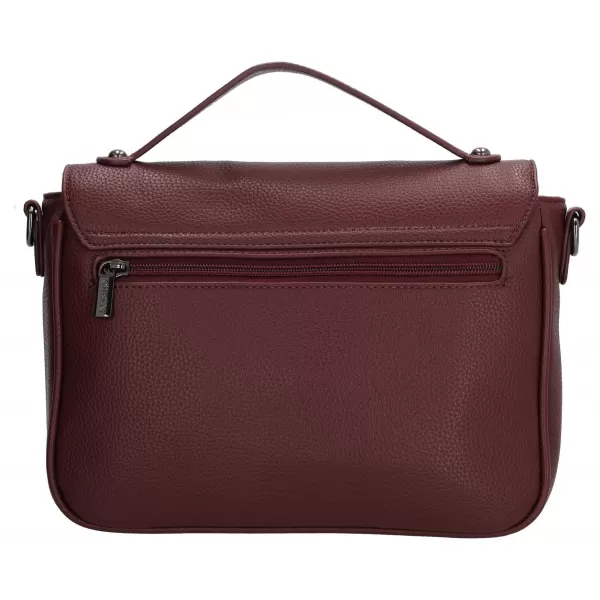  Дамска чанта CHARM LONDON Mulberry street W00404 Bordeaux red ЧЕРВЕНО БОРДО 
