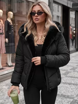 Дамско яке DSTREET TY5982 ЧЕРЕН