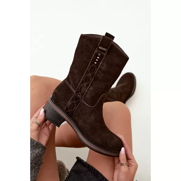  Дамски обувки BIG STAR SHOES UU274607 ШОКОЛАД 