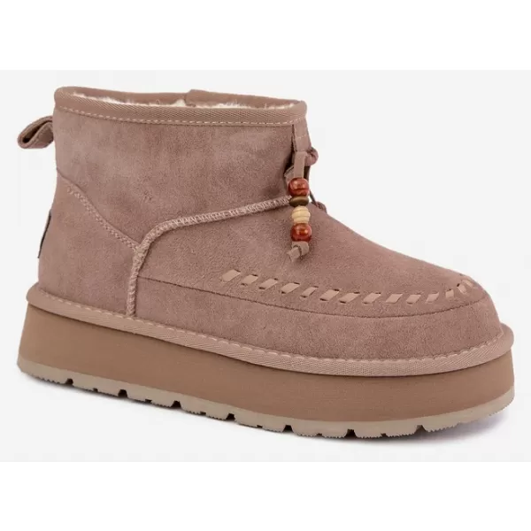  Дамски обувки BIG STAR SHOES UU274679 БЕЖОВО 
