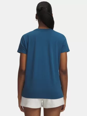 Дамска тениска UNDER ARMOUR RIVAL CORE SS 1383648-498 СИНЬО