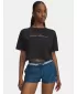 Дамска тениска UNDER ARMOUR W WM CROP SS 6010588-001 ЧЕРЕН