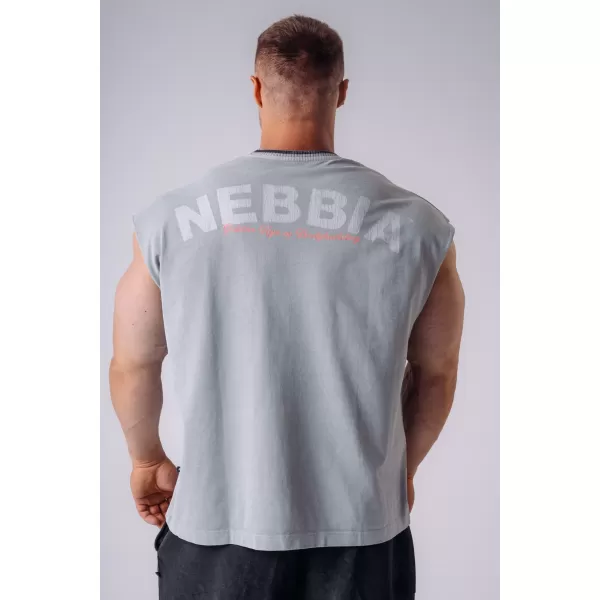  Мъжки потници NEBBIA OLYMPIA MUSCLE COVER 947 СВЕТЛО СИВО 
