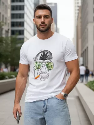 Мъжка тениска DSTREET RX4922 БЯЛО