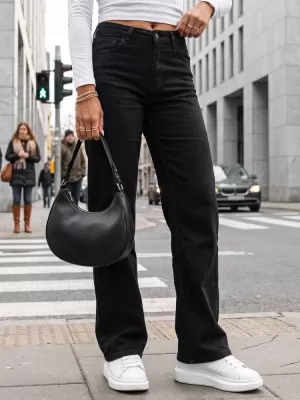 Дамски панталон DSTREET UY3094 ЧЕРЕН