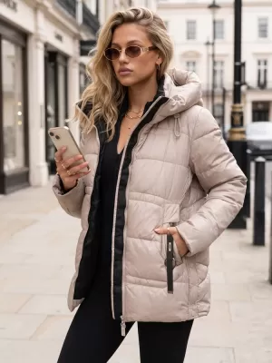Дамско яке DSTREET TY5951 БЕЖОВО