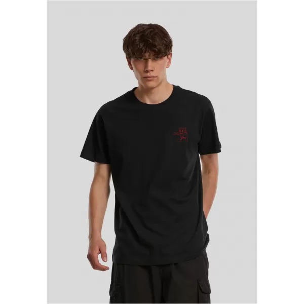  Мъжка тениска URBAN CLASSICS TB9016-00007 ЧЕРЕН 