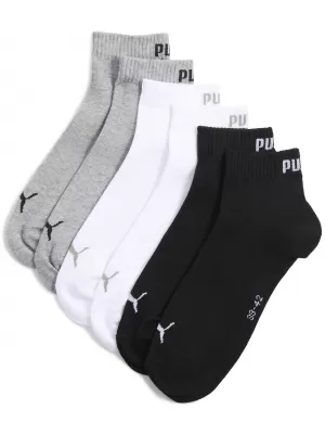 Чорапи PUMA UNISEX QUARTER PLAIN 3P 93858917 СИВО/БЯЛО/ЧЕРНО