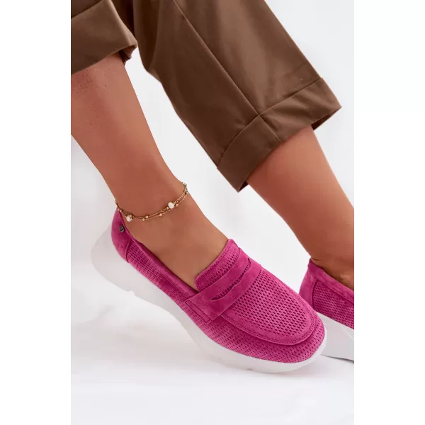  Дамски мокасини VINCEZA 79626 ФУКСИЯ 