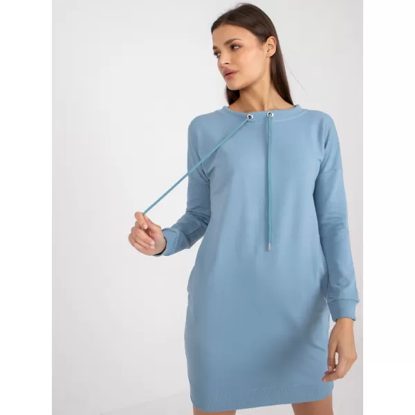  Рокля BASIC FEEL GOOD AP-SK-A-006.73 СВЕТЛО СИНЬО 