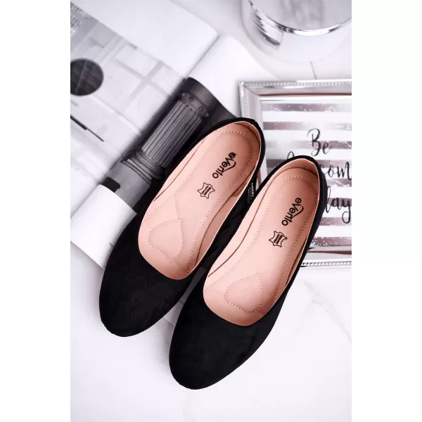  Дамски балерини BOTO 9BL02-1031 ЧЕРЕН 