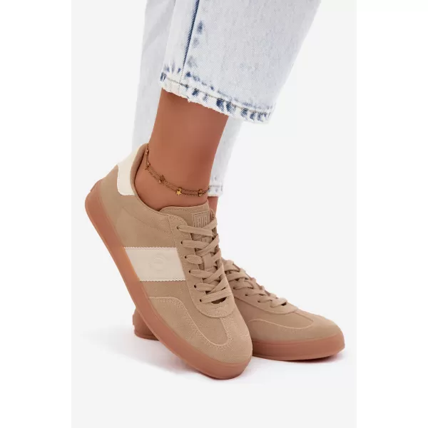  Дамски кецове BIG STAR SHOES UU274009 БЕЖОВО 