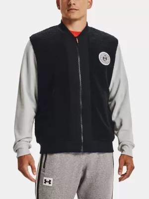 Мъжко яке UNDER ARMOUR UA RIVAL FLC ALMA MATER BMBR 1366300-001 ЧЕРЕН