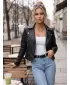 Дамско яке DSTREET TY5723 ЧЕРЕН