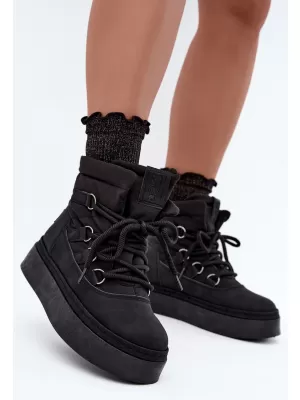 Дамски снежни човеци BIG STAR SHOES UU274189 ЧЕРЕН