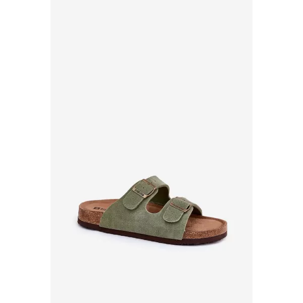  Дамски чехли BIG STAR SHOES RR274A393 ЗЕЛЕНО 