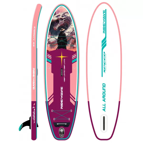  Дъска за гребане RIDEWAVE BLAZEBRAND 9'6'' COMBO НЕОПРЕДЕЛЕН 