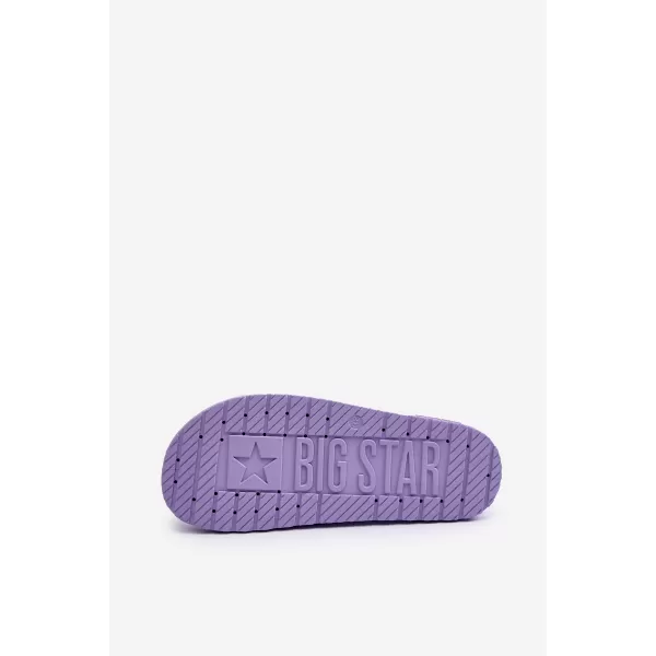  Дамски чехли BIG STAR SHOES LL274426 ВИОЛЕТОВО 