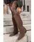 Дамски боти BIG STAR SHOES UU274519 ШОКОЛАД