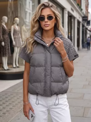 Дамско яке DSTREET TY5926 ТЪМНО СИВО
