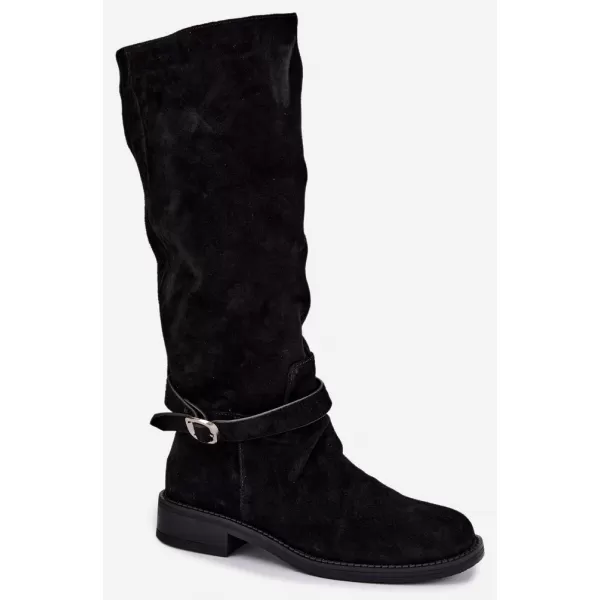  Дамски боти VINCEZA 89168 ЧЕРЕН 