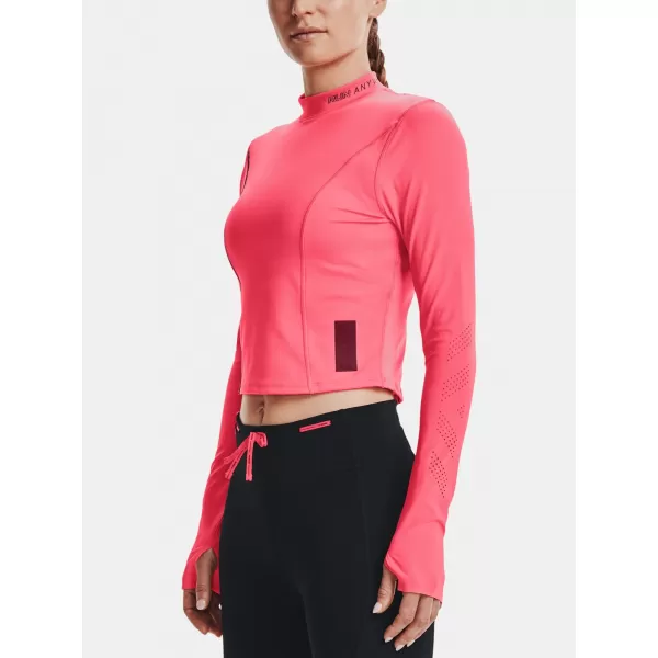  Дамска тениска UNDER ARMOUR UA RUN ANYWHERE LASER LS 1365641-819 РОЗОВО 