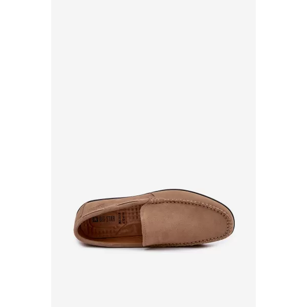  Мъжки мокасини BIG STAR SHOES TT174201 БЕЖОВО 