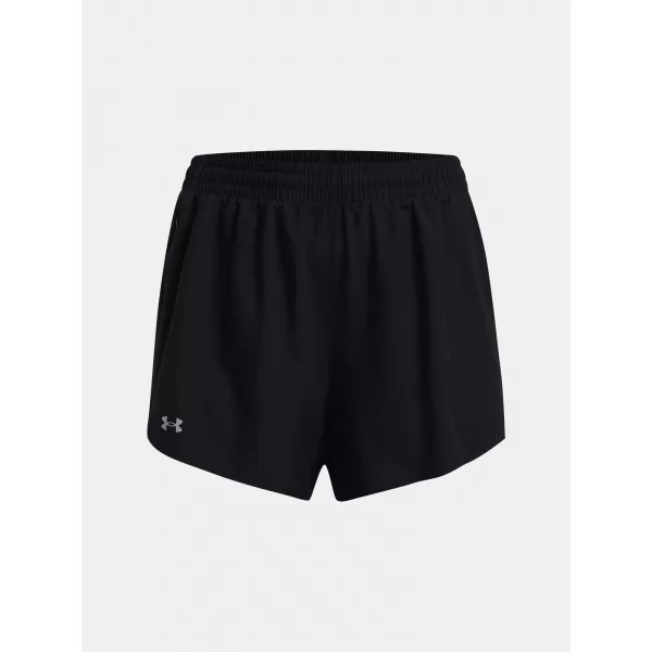  Дамски шорти UNDER ARMOUR UA FLY BY 3'' SHORTS 1382853-001 ЧЕРЕН 