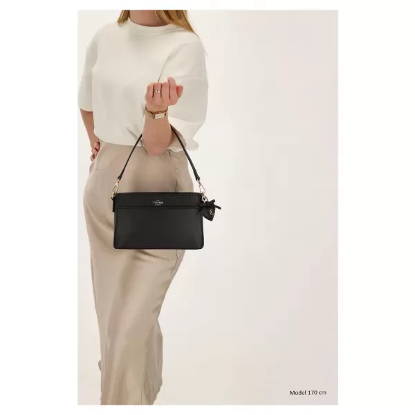  Дамска чанта CHARM LONDON Cambridge W01060 Black ЧЕРЕН 
