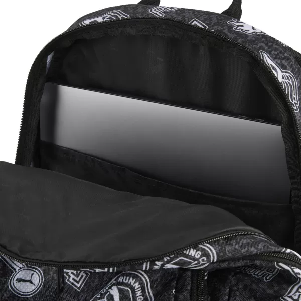  Раница PUMA ACADEMY AOP BACKPACK 09115025 PUMA BLACK/RUNNING ICONS AOP 