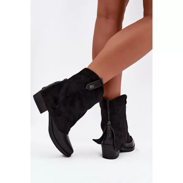  Дамски обувки BOTO RMR2382-10 ЧЕРЕН 