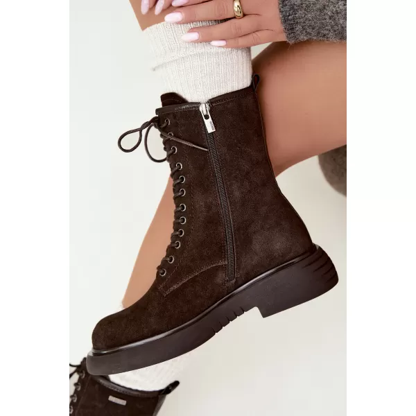  Дамски обувки BIG STAR SHOES UU274612 КАФЯВО/БЕЖОВО 