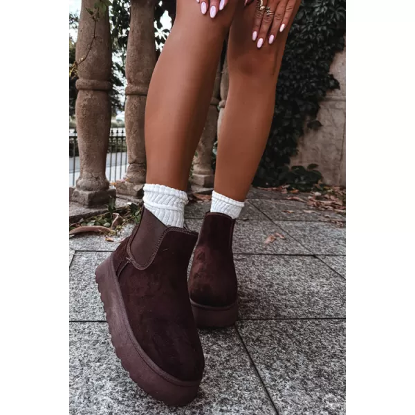  Дамски обувки BIG STAR SHOES UU274174 КАФЯВИ/БЕЖОВИ СЕНКИ 