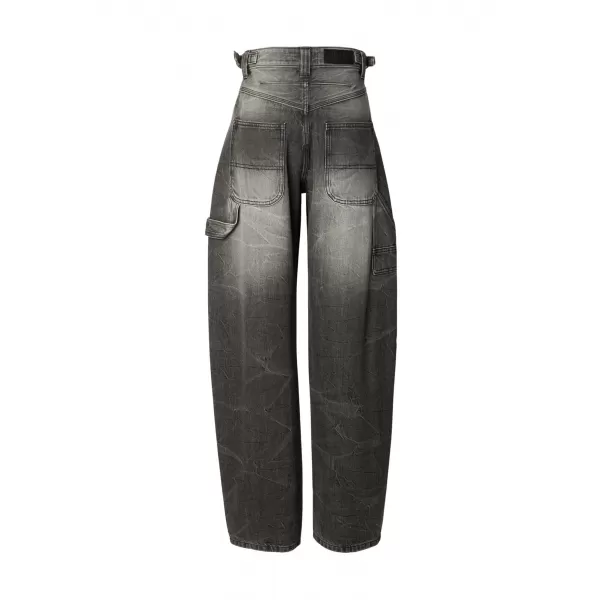  Дамски панталон URBAN CLASSICS TB8140 ЧЕРНО ИЗМИТИ 