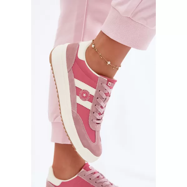  Дамски кецове BIG STAR SHOES TT274160 РОЗОВО 