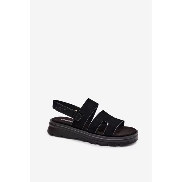  Дамски сандали BIG STAR SHOES TT274484 ЧЕРЕН 