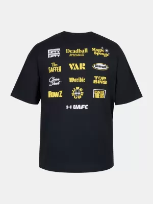 Мъжка тениска UNDER ARMOUR M GFB MULTI COLOR HWT SS 6010362-001 ЧЕРЕН