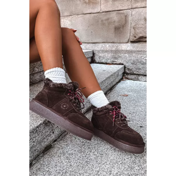  Дамски снежни човеци BIG STAR SHOES UU274312 ШОКОЛАД 
