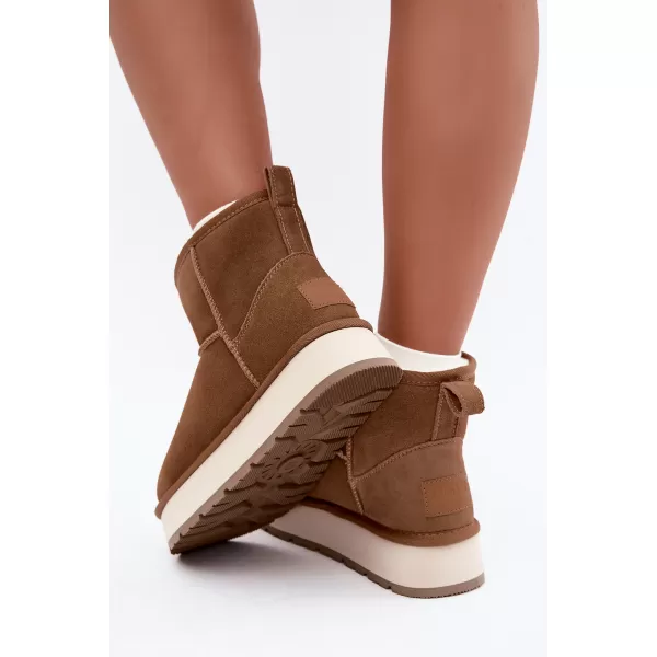  Дамски обувки BIG STAR SHOES UU274692 КАФЯВО/БЕЖОВО 