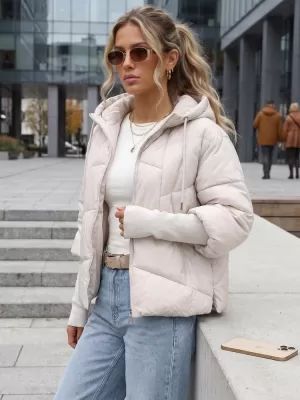 Дамско яке DSTREET TY5765 СВЕТЛО СИВО