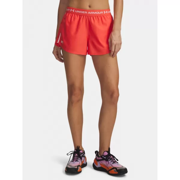  Дамски шорти UNDER ARMOUR TECH PLAY UP SHORTS 1389882-690 ЧЕРВЕНО 