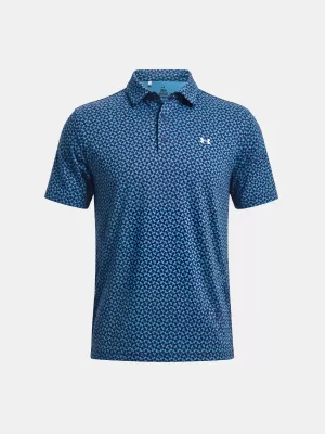 Мъжка тениска UNDER ARMOUR UA T2G PRINTED POLO 6012304-413 СИНЬО