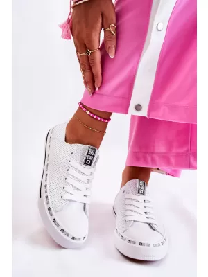Дамски кецове BIG STAR SHOES FF274024 БЯЛО